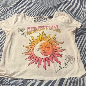 Celestial Graphic Tee - White
